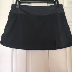 Lululemon athletic skort dark charcoal grey